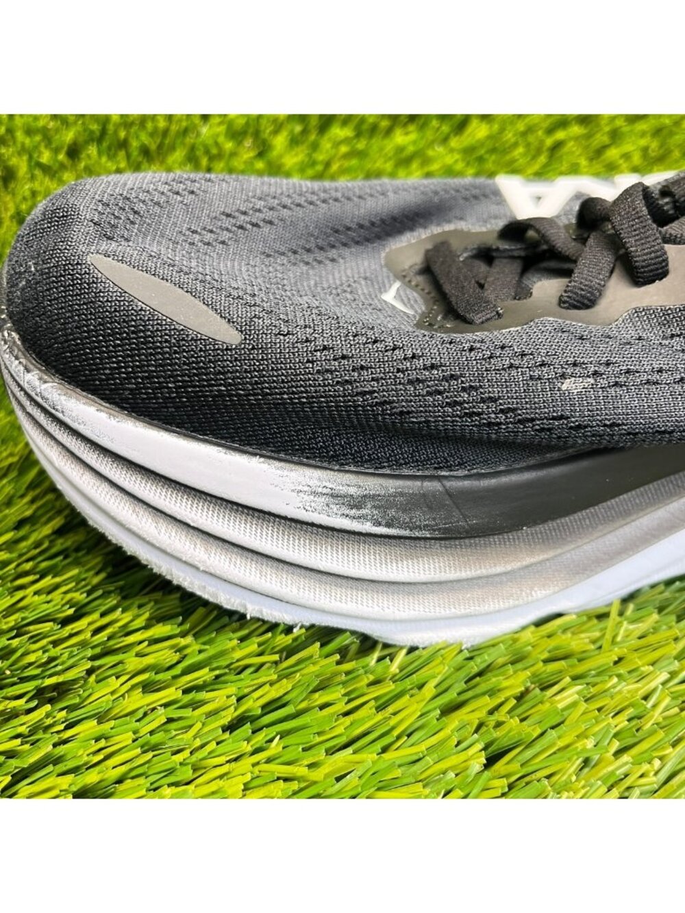Hoka One One Bondi 8 Womens Size 10D Black White Athletic Running Shoes Sneakers - Picture 5 of 12